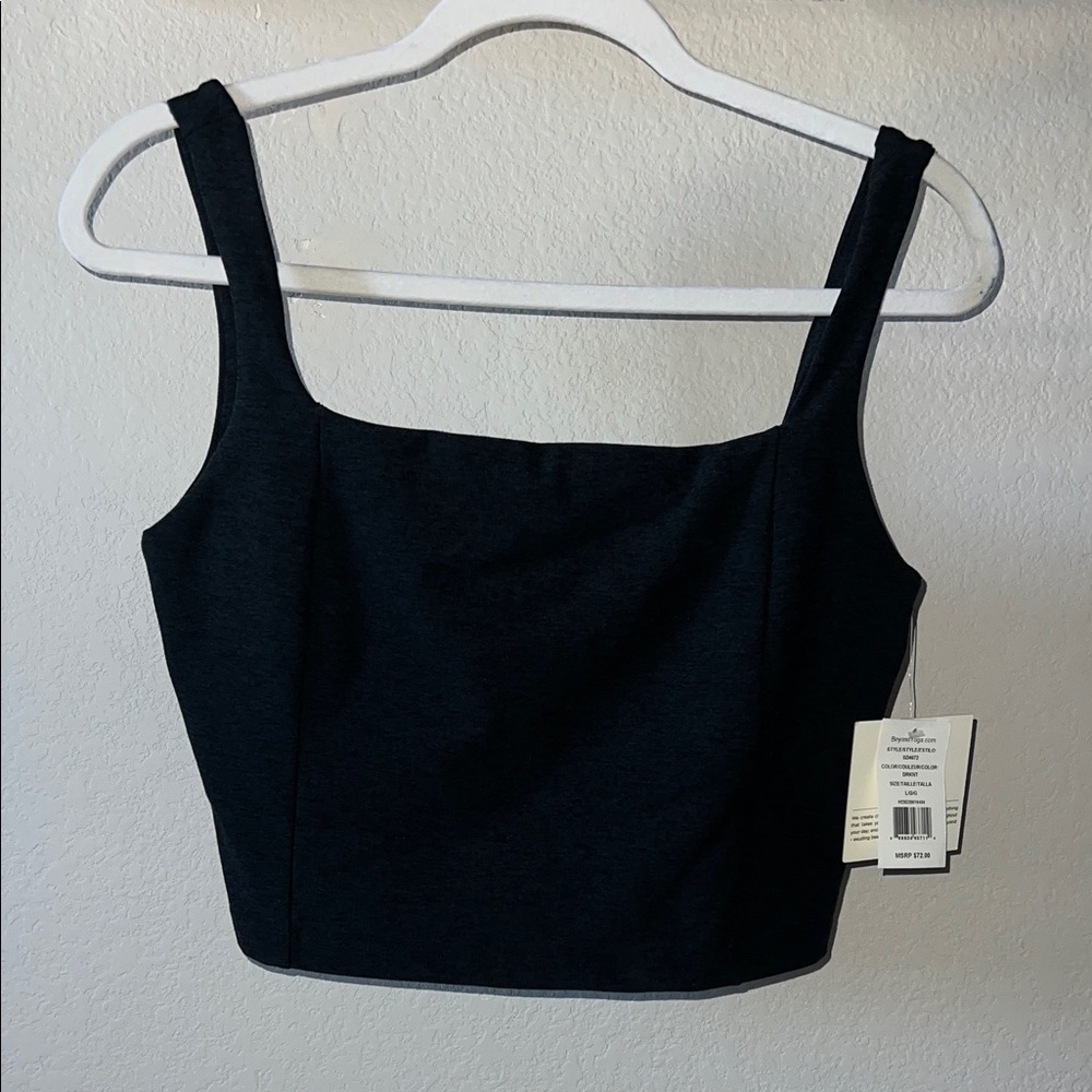 Beyond Yoga Black Crop Top
